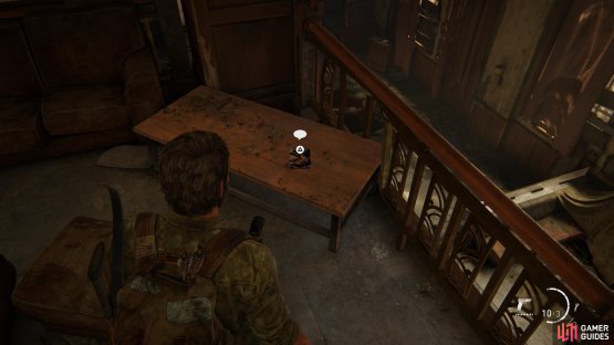 then go up to the second floor and shimmy across the broken path to find the Accretion Comic.