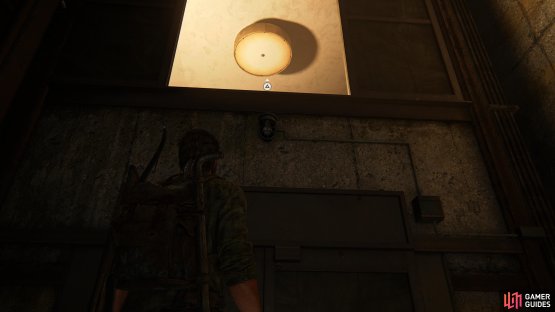 then enter the lift and boost Ellie up