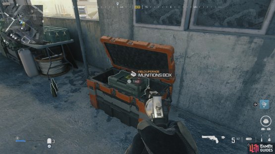 to find the Munitions Box.