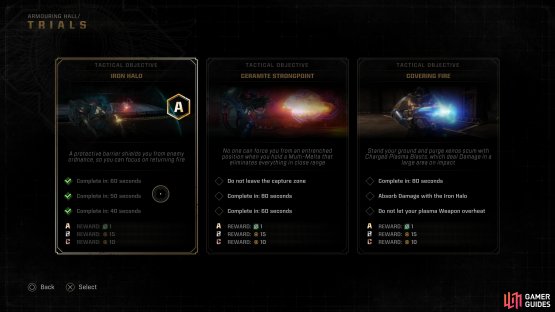or by completing class trials.