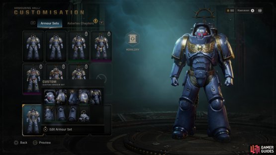 Complete Operations mode missions or Eternal War matches to unlock new armour types,