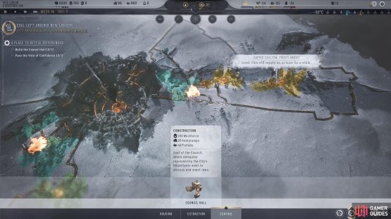 You&rsquo;ll get a story objective early in Chapter 1 to build a Council Room.