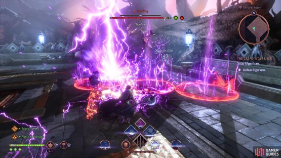 He can also unleash smaller Lightning Strikes in a line in front of him.