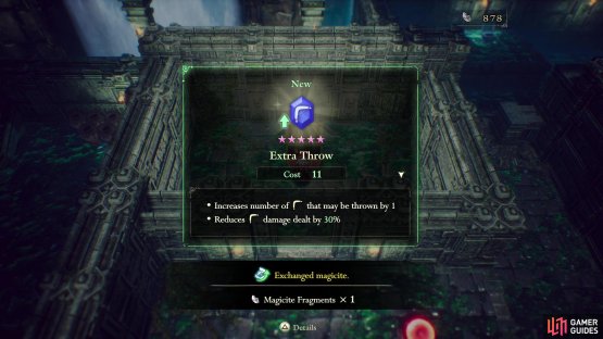 and loot the big red chest beyond to obtain a 5-star Extra Throw magicite.