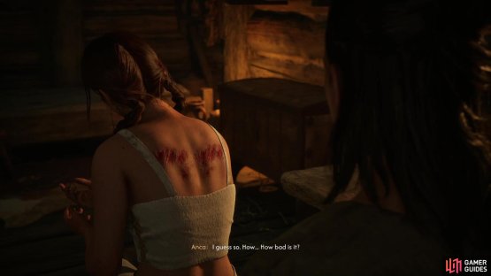 then help treat Anca&rsquo;s wounds.