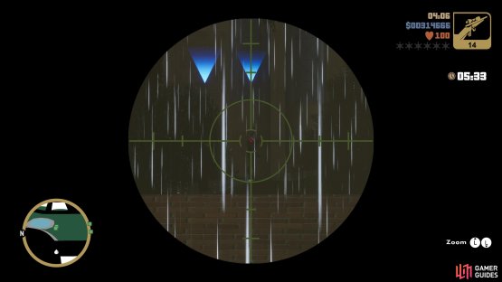 and take out the agents with a sniper.
