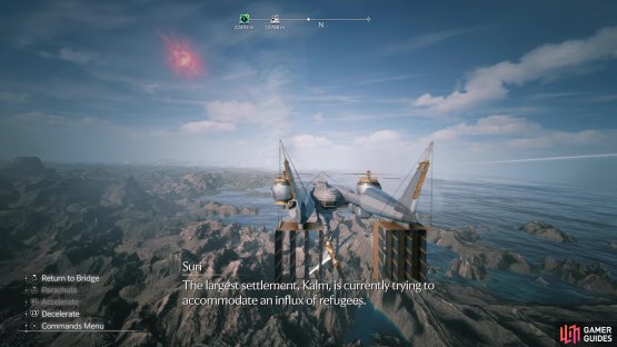 You can pilot the Highwind all across the planet.