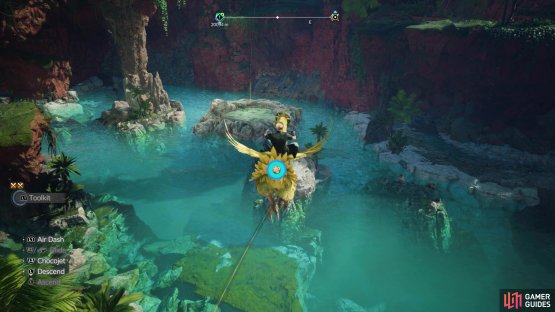 Your Chocobo retains the abilities from Rebirth and adds an Air Dash.