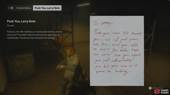 The lore scattered across notes and other means adds so much personality to the game.