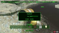 You can deal with this pollution by breaking down the radioactive barrels in the water - but doing so will inflict you with an awful lot of Rads.