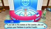 The Pokémon Center should always be your first port of call.