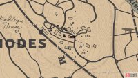 The location of the Camel Caravan card on the map