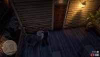It&rsquo;s on the smaller porch on the side of the house