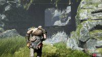 You can climb the ledge to the left of the chain once you&rsquo;ve raised the gate.