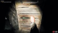 be careful not to shoot this barricade, there&rsquo;s an explosive canister behind it
