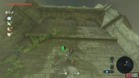 Climb up this wall for safer passage.