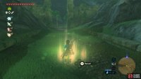 You will want to walk past the gate to see the memory recall prompt appear