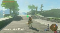 The Sanidin Park Ruins are pretty easy to recognize from far away