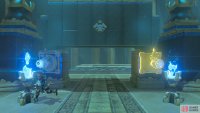 The moment you have lit both torches the puzzle is done, the spout won&rsquo;t turn on anymore
