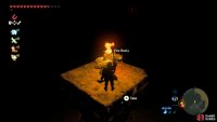 Use the torches to light the statues