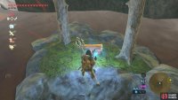 You’ll need to make your way onto the small rocky island at the center of the poisonous bog.