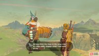 The Two Rings shrine quest is given by Kass who’s playing his tunes nearby