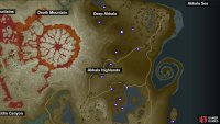 Big Hearty Truffle locations in the Akkala region.