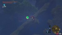 While in the air, shoot down the Bokoblin archer on the giant log.