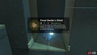 Inside the chest is a Forest Dweller’s Shield.