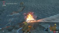 You can climb up nearby and snipe the Bokoblin before he realizes.