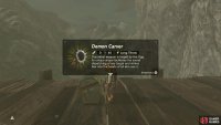 Inside the chest is a Demon Carver.