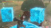 Aim for the Lynel’s head while atop an ice pillar.