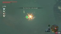 You can glide down after climbing the cliffs above. Or glide after swimming up a waterfall with the Zora Armor.