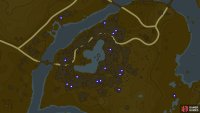 Stamella Shroom locations at Batrea Lake.