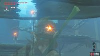 If you’re by the sides, you can snipe the Bokoblin on the middle platform.