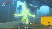 Use the Lightning Rod to disarm/stun the Moblin.