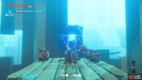 If you’re confident, you can place a square bomb by the Bokoblin’s feet.