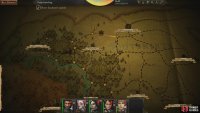 If you’re encumbered, your movement on the world map will be slowed