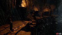Follow the left walkway
