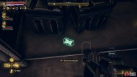 Search the storage facility to find an Acid Sweeper on a shelf.