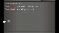 and if you ace them, your SeeD rank will improve