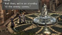 After you defeat the hiding Galbadian Soldier, talk to Seifer - the only time you should talk this mission