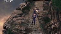 On the mountain pass screen you’ll need to walk instead of run, lest X-ATM092 sends you reeling and forces another encounter