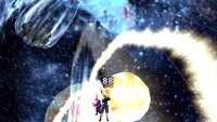 Adel can cast high level magics, including Meteor