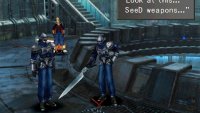 Incompetent as always, you’ll find your weapons being ogled by some guards nearby