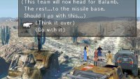 then form two teams to deal with the multiple threats facing you