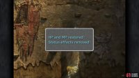 Doing the laps successfully will have your HP/MP restored