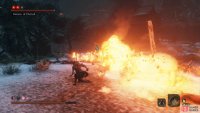 Run and jump sideways to avoid this attack
