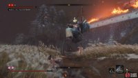 dash under his leap to attack him