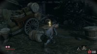 Search the left side of the bridge for some Dousing Powder